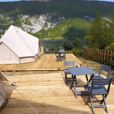 Camping Le Hameau Des Pecheurs Hotel Novalaise Exterior photo